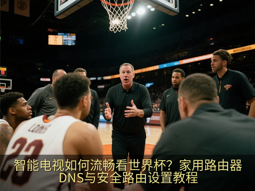 家用路由器与智能电视在客厅的连接示意图