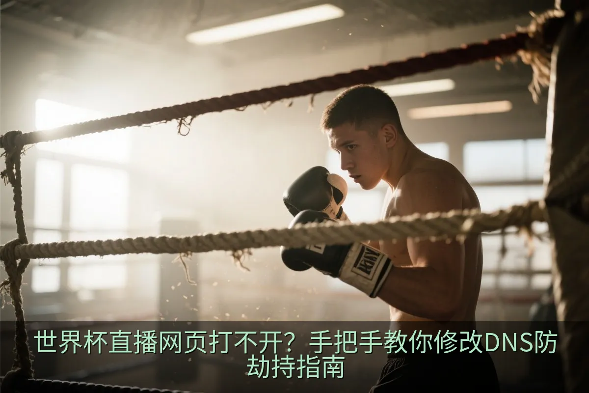 世界杯直播网页打不开？手把手教你修改DNS防劫持指南